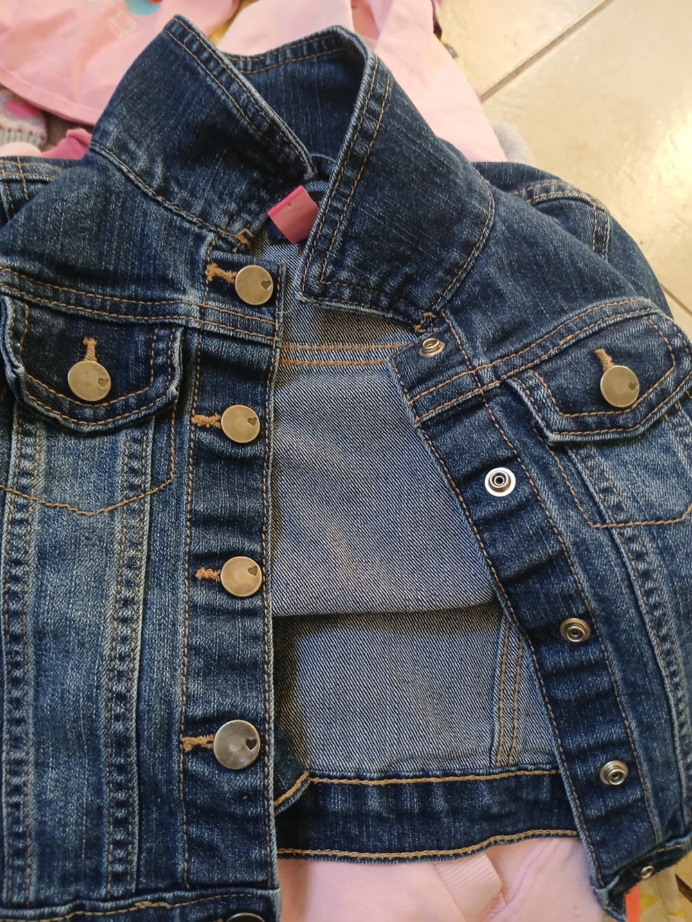 Carter's Dark Blue Denim Jean Jacket for Kids